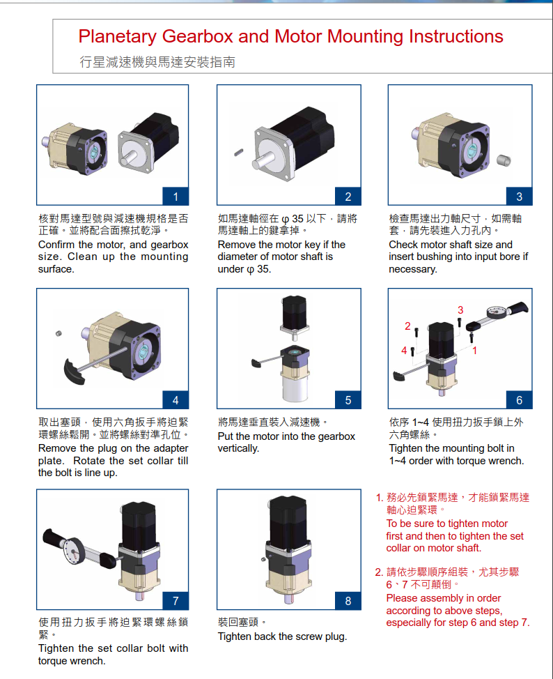 利明行星减速机安装方法 | 详细步骤与注意事项