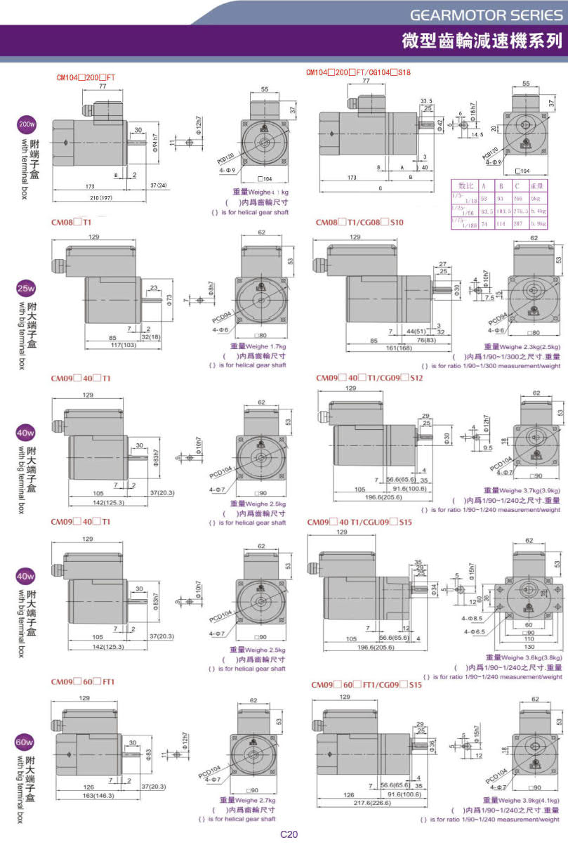利明感应电机尺寸图 利明感应电机尺寸图